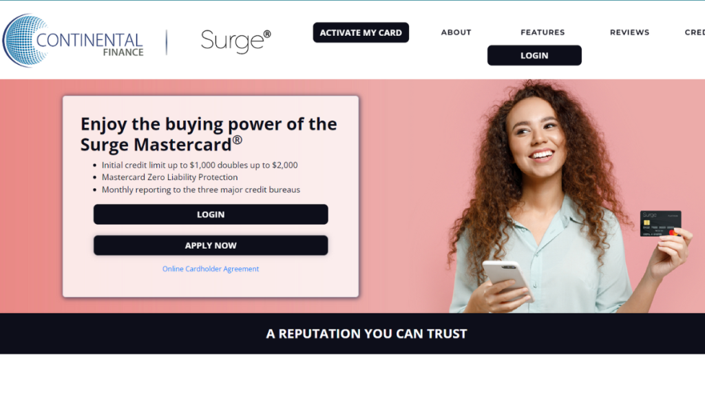 Surge® Platinum Mastercard®