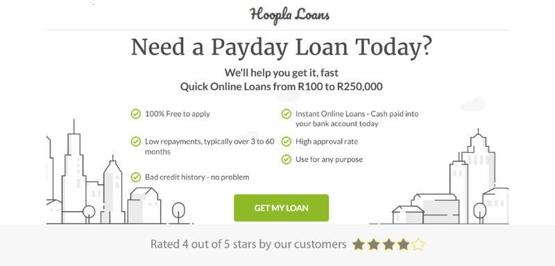 Hoopla Loans website.